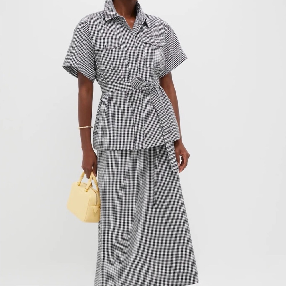 Tuckernuck Gingham Ava Jacket and Skirt Set